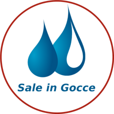 logo sale in gocce