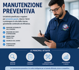 manutenzione preventiva per l'efficienza aziendale
