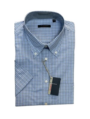 camicia-uomo-manica-corta-a-quadretti-sea-barrier-basic-mod-elba2n-mm31-col-0218