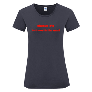 t-shirt-donna-always-late