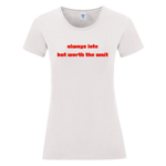 t-shirt-donna-always-late