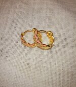 hoop-groumette-rosa-placcato-oro