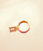 hoop-baguette-rosa-placcato-oro