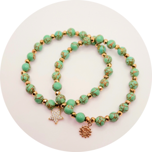 bracciale-howlite-gold-verde