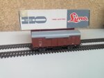 lima-carro-2-assi-sncf-trasporto-colletame-cassa-legno-con-portelloni-apribili