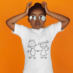 t-shirt-amici-girl