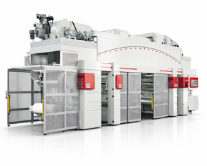 Progettazione e sviluppo macchina industriale automatizzata spalmatrice e accoppiatrice