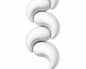 Progettazione stampi vetroresina per applique da parete di design contemporaneo con forme organiche modulari e luce calda, progetto di lighting design scultoreo