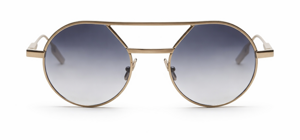 Ideazione occhiali da sole aviator con montatura oro design accessori moda