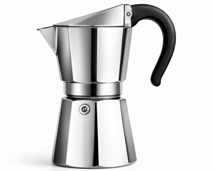 Progettazione con modellazione 3D caffettiera moka 