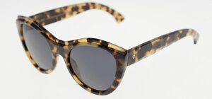 Sviluppo del progetto e modellazione tridimensionale avanzata di occhiali da sole donna montatura tartaruga cat eye lenti grigio scuro