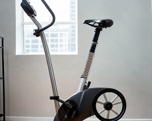 Bicicletta fitness da interno con manubrio ergonomico