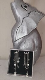 orecchini-pendenti-da-donna-7-fili-con-pietra-strass-e-stelle-argento-no-nichel