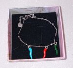 bracciale-acciaio-inox-corni-colorati-rosso-azzurro-verde-pendenti-no-nichel