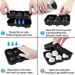 set-2-stampi-in-silicone-per-ghiaccio-vassoi-per-cubetti-di-ghiaccio-sferici