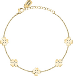 bracciale-in-acciaio-dorato-con-quadrifoglio