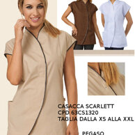 Casacca Scarlett incolore solo sul Beige 35% cotone e 65% poliestere, 130 gr, taglia dalla xs alla 2xl. asciugatura veloce