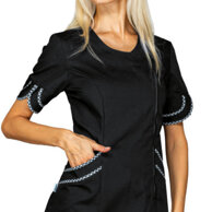 Casacca Babilonia zip tessuto misto