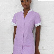 Casacca Aurelia Abbottonatura nascosta con bottoni 4 fori 2 tasche Slim Fit , 65%pol e 35% cot 145 gr/mtq