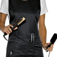 Grembiule Papeete in tessuto antimacchia che respira e fa scivolare i capelli. 100% poliestere leggero 130 gr