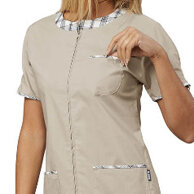 Casacca Gioia beige 35% cotone e 65% poliestere, 130 gr, taglia dalla xs alla 2xl. asciugatura veloce