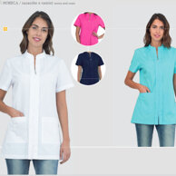 casacca Alix tessuto 65% poliestere 35% cotone, gr 130. taglie dalla xs alla 3xl