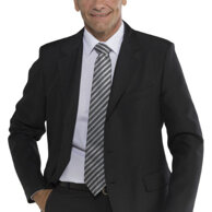 Giacca uomo 3 bottoni nera Giacca da uomo 3 bottoni blu. collo a lancia