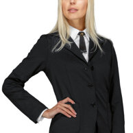 Giacca Maryland nera Modello sciancrato con collo sportivo. Foderata davanti e mezza fodera sulla schiena.