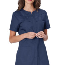 Casacca Matilde col.blu 35% cotone e 65% poliestere, 130 gr, taglia dalla xs alla 3xl. asciugatura veloce