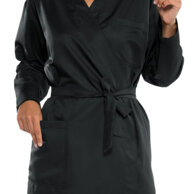 Kimono Cliente super dry in tessuto antimacchia che respira e fa scivolare i capelli. 100% poliestere leggero 130 gr