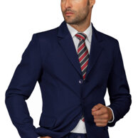 Giacca uomo 3 bottoni blu Giacca da uomo 3 bottoni blu. collo a lancia