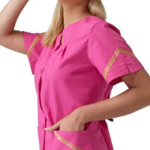 casacca Gardenia fuxia 35% cotone e 65% poliestere, 130 gr, taglia dalla xs alla 3xl. asciugatura veloce