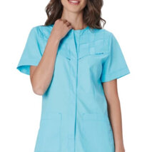 Casacca Matilde turchese 35% cotone e 65% poliestere, 130 gr, taglia dalla xs alla 3xl. asciugatura veloce