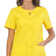 Casacca Alpha gialla 35% cotone e 65% poliestere, 130 gr, taglia dalla xs alla 3xl. asciugatura veloce