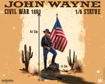 infinite-statue-john-wayne-1863-civil-war-16-resin-statue
