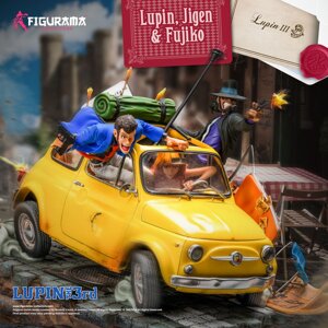 figurama-collectors-lupin-iii-elite-diorama-18-statue-fujiko-jigen-fiat-500