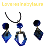 parure-collana-e-orecchini-colori-sfumati-oro-azzurro-nero