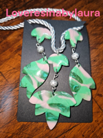 parure-foglie-color-verde-rosa