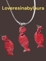 parure-pesci-rossi-con-righe-bianche