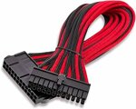 cavoprolunga-sleevato-atx-24pin-femmina-a-24pin-maschio-300mm-nero-rosso