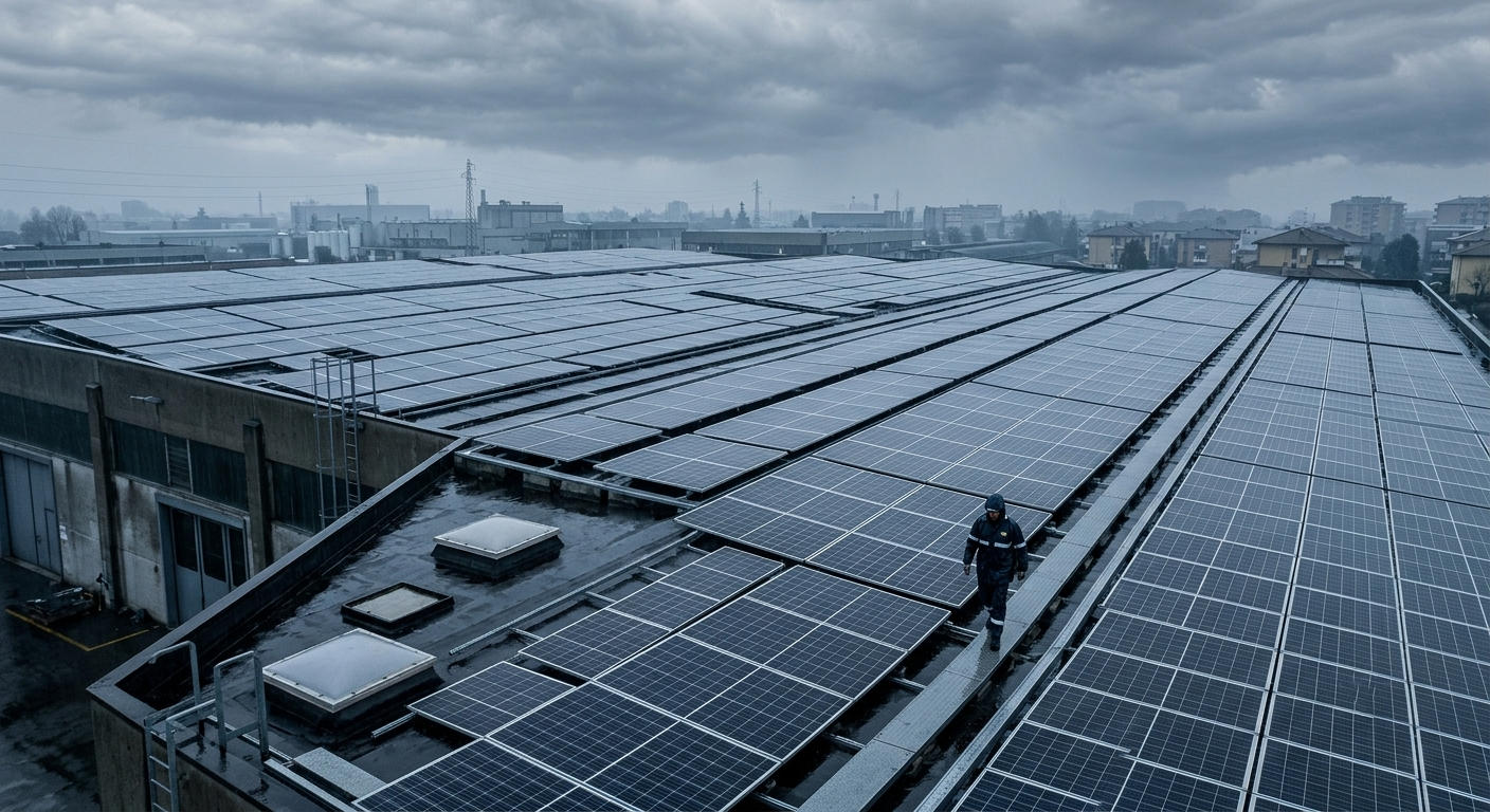 I pannelli fotovoltaici producono energia quando piove o c'è nebbia? La risposta della scienza