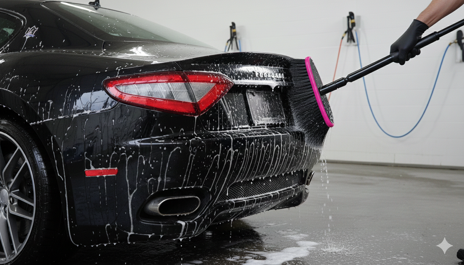 Spazzola professionale BrillCar per lavaggio auto senza graffi