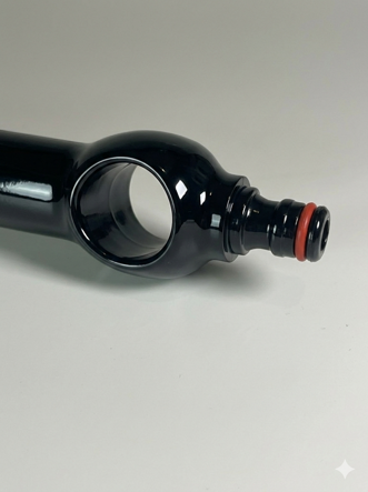 Manico WaterFlow con attacco rapido compatibile con canne da giardino