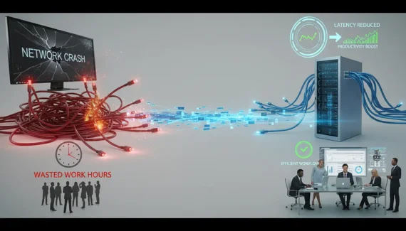 Meno blocchi della rete significa meno ore di lavoro perse