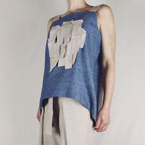 top-denim-con-patch-in-lino