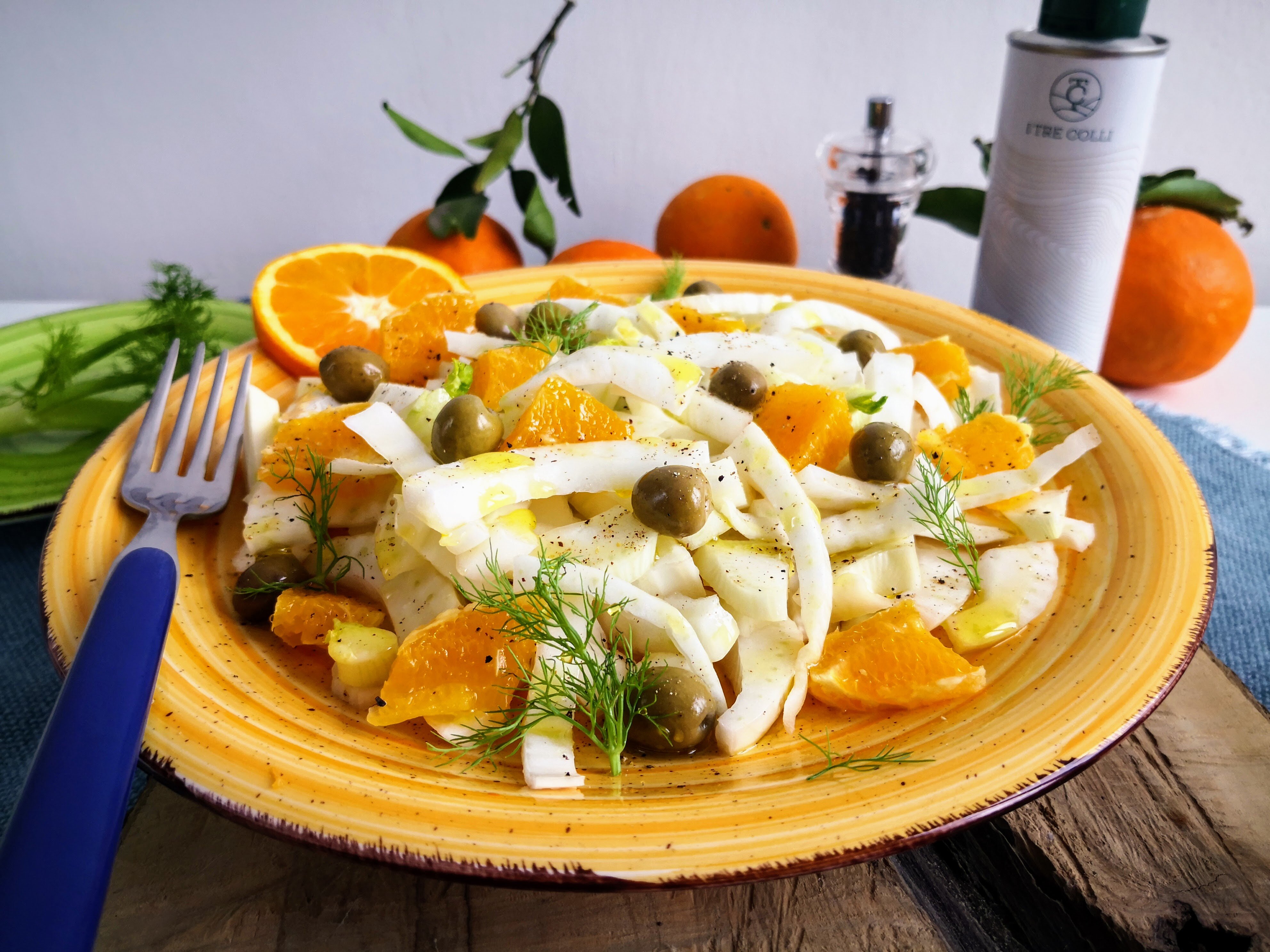 Insalata di arance, finocchi e olive Insalata di arance, finocchi e olive