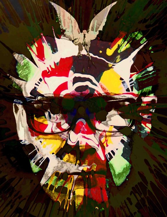 F.S.P. _ DAMIEN HIRST Fusion Self Portrait_ Damien Hirst 2017