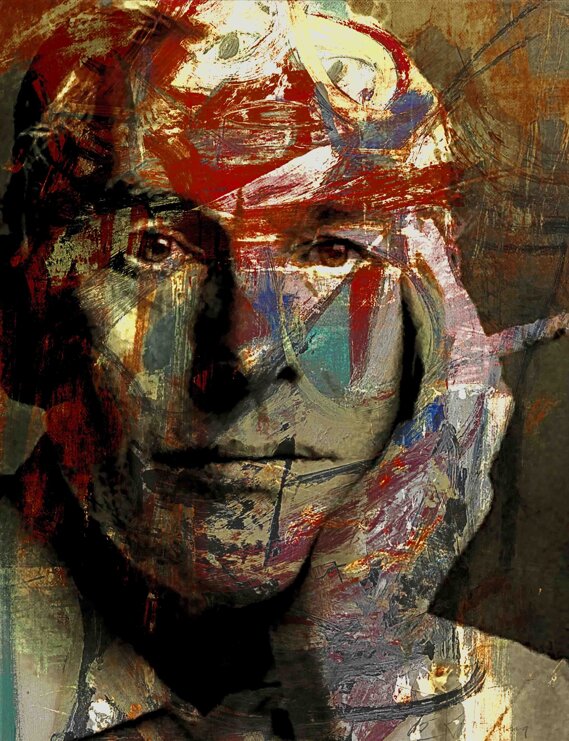 P.S.P._ WILLIEM DE KOONING Posthumous Self Portrait_ Williem De Kooning 2017