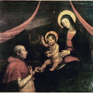 Alessandro VI e Giulia Farnese (?) Pinturicchio