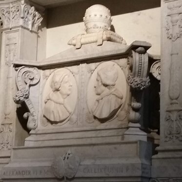 Tomba di Callisto e Alessandro Borgia Santa Maria in Monserrato